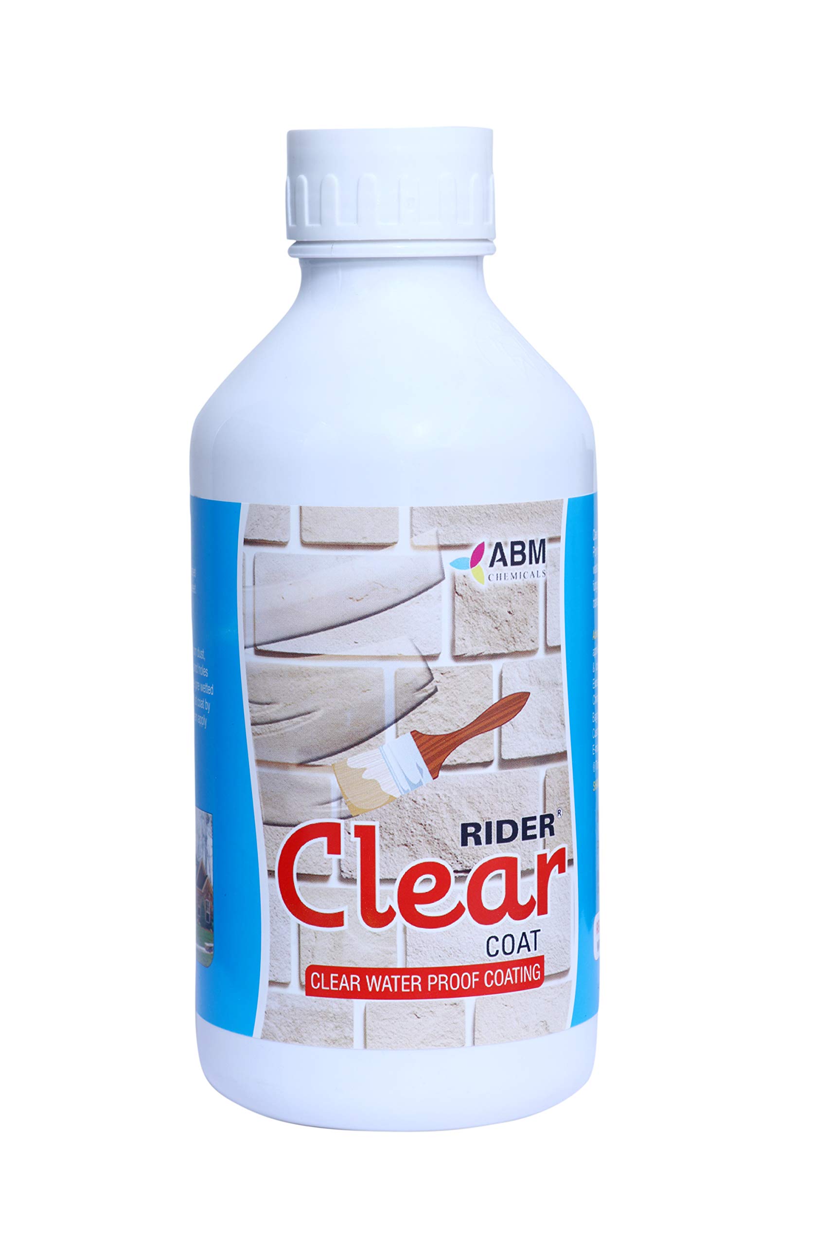RIDER Clear Coat Transparent Water Repellent Coating for Brick Wall, Plastered Wall, Painted Wall, pores Tiles 1 Ltr-image-4