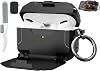 Valkit Compatible Airpods Pro 2nd1st Generation Case Cover, Military Rugged AirPods Pro 2 Case with Keychain & Cleaning Pen Shockproof Protective Case for Air Pod Pro 2nd1st Gen 202320222019