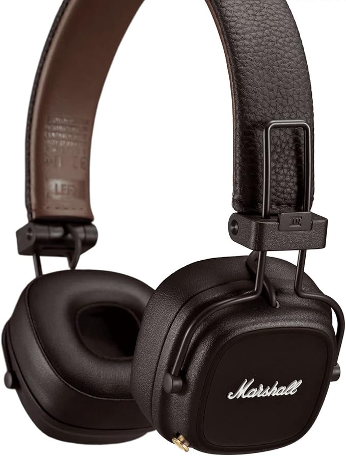 Marshall Major IV On-Ear Bluetooth Headphones - Brown