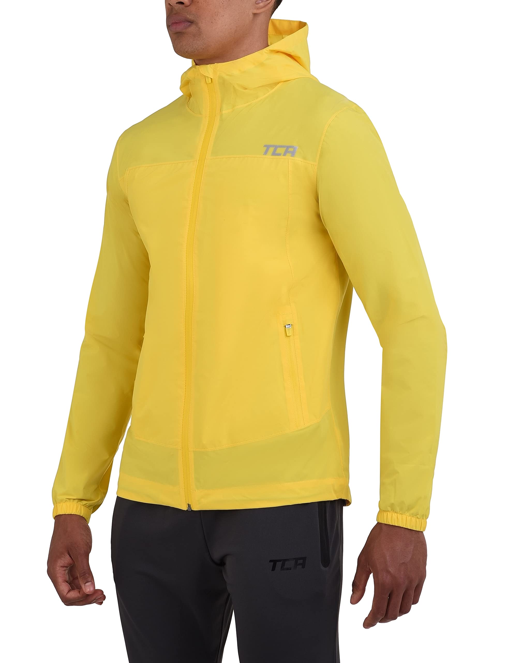 TCA AirLite 2.0 Veste de Course Imperméable pour Homme avec Poches Zippées