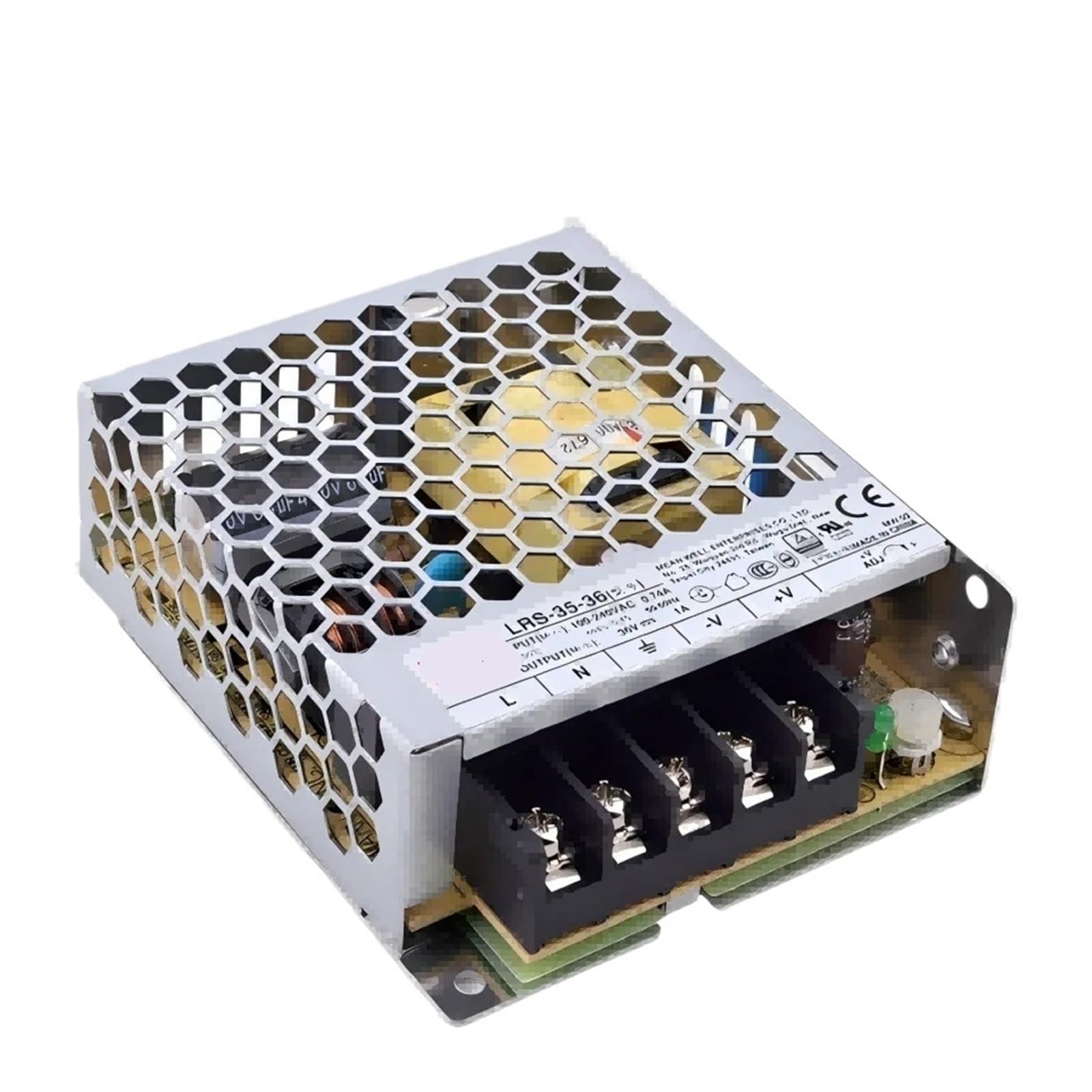 JJKKOZVQF 35W Single Output Switching Power Supply LRS-35-5V LRS-35-12V LRS-35-15V LRS-35-24V LRS-35-36V LRS-35-48V(LRS-35-48)
