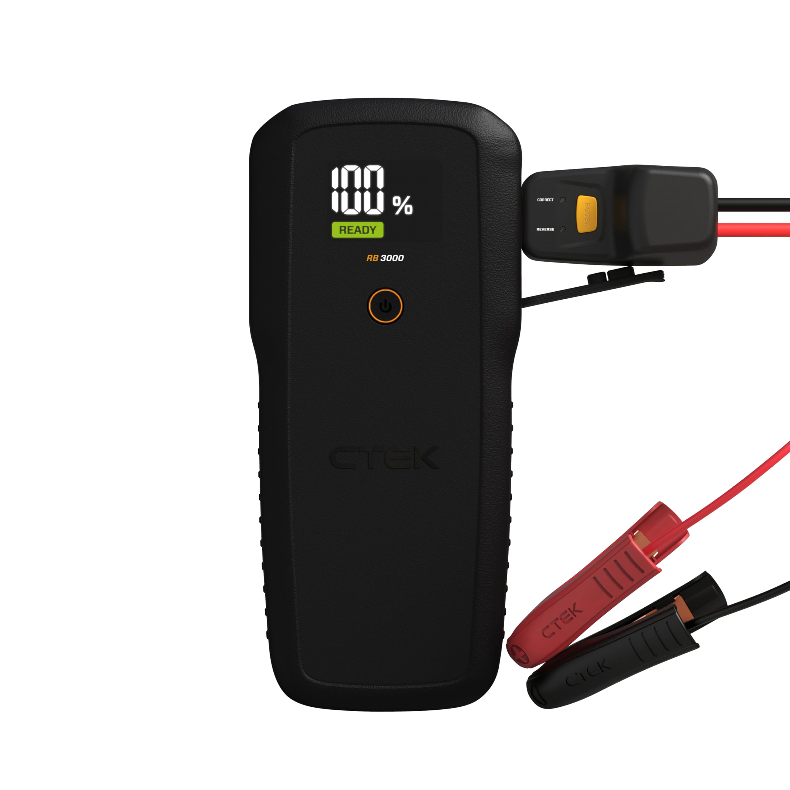 CTEK RB 3000 Arrancador Portátil – Corriente Máxima de Batería 3000A, Booster para Baterías de 12V en Vehículos Diésel y Gasolina