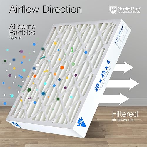 Miniatura 7 de Nordic Pure 16x25x4 (3-58 profundidad real) MERV 10 Plisado