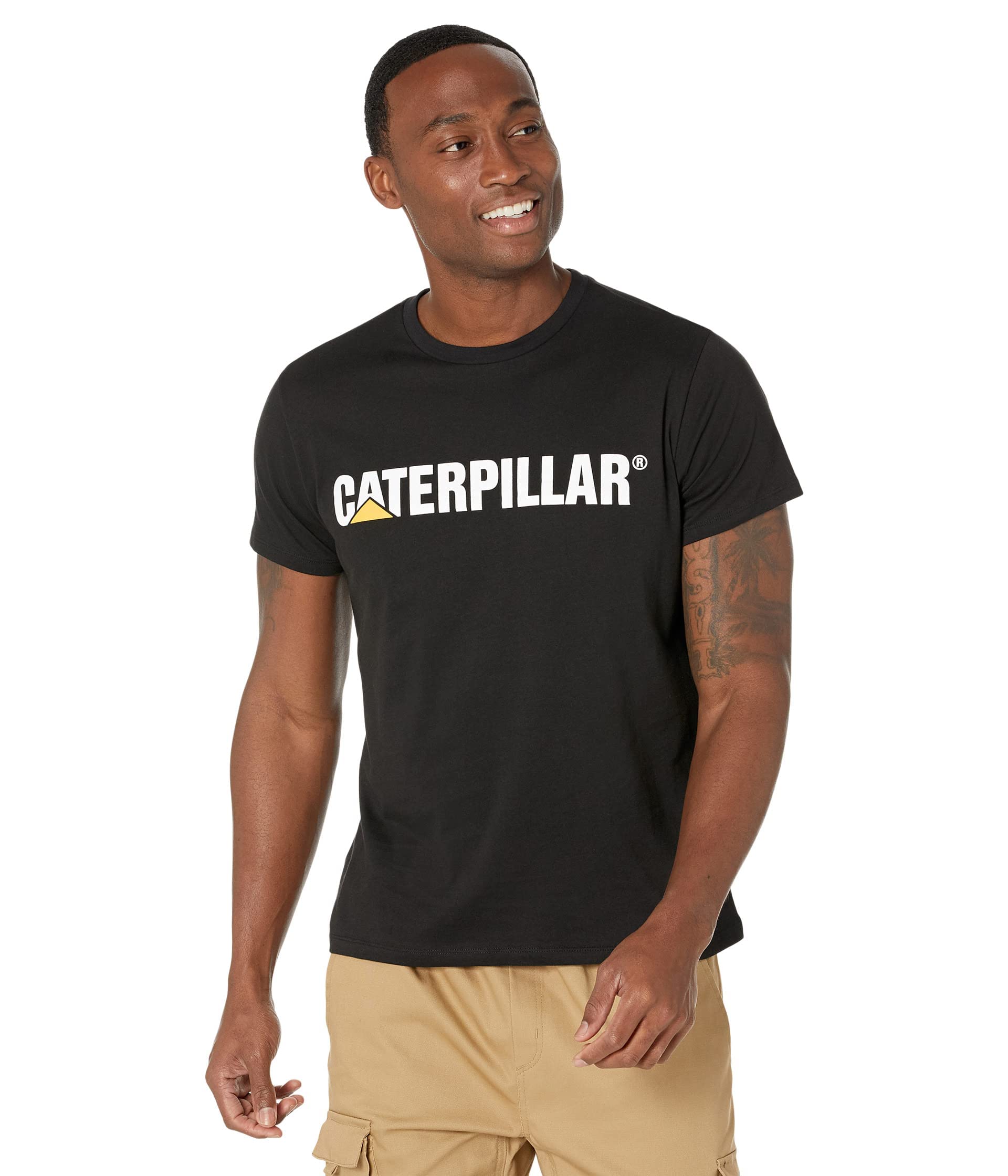 CaterpillarCaterpillar Men’s Short-Sleeve Logo Crew Neck T-Shirt