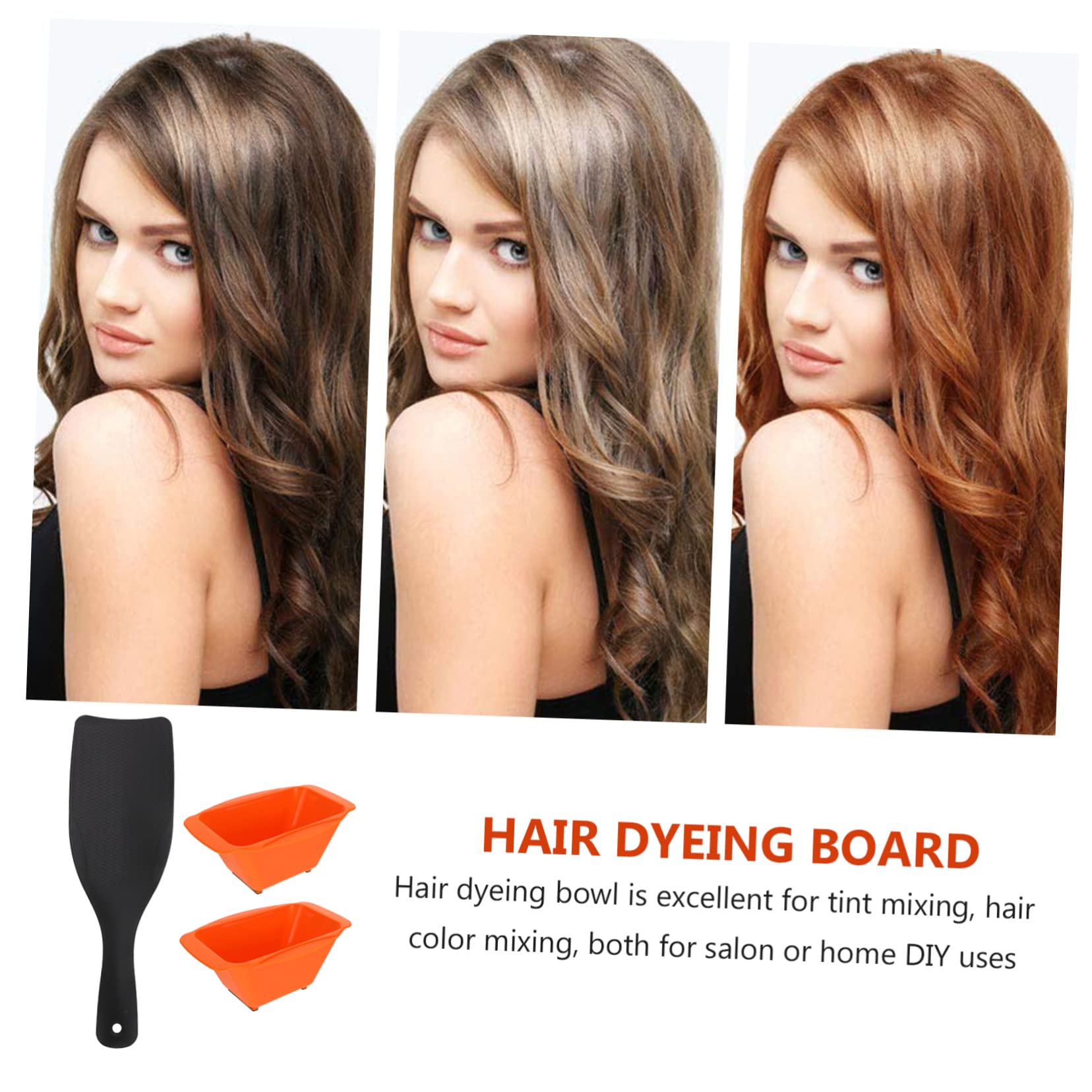 FOMIYES 4 Sets Haar-werkzeug-set Abs-material Färbeschale Mischbrett Für Den Salongebrauch
