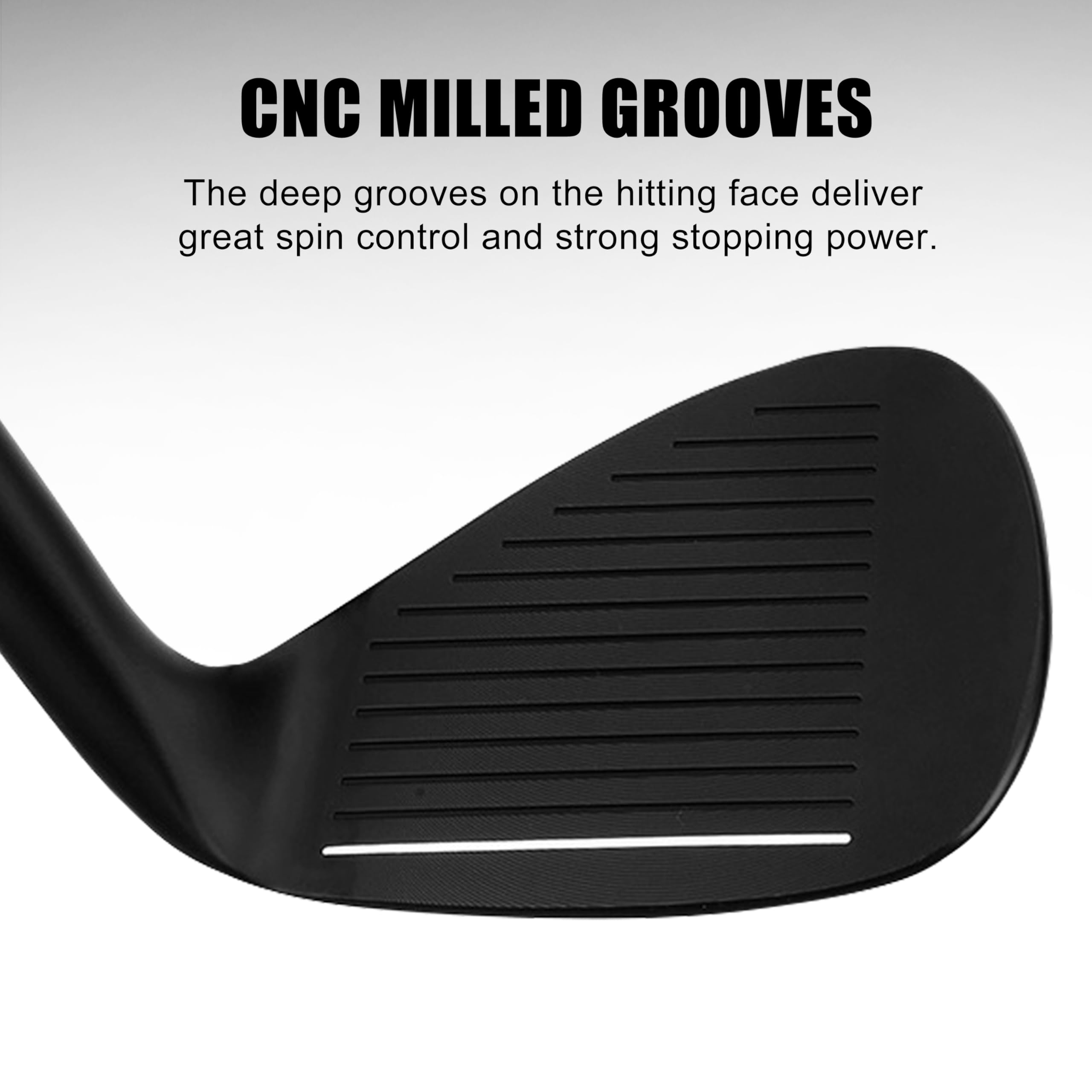 PGM Juego de cuñas de golf para hombre y mujer, cuña de 56 grados, cuña de arena, cuña de lob cuña, mano izquierda, superficie fresada para más giro, fácil de escapar del búnker