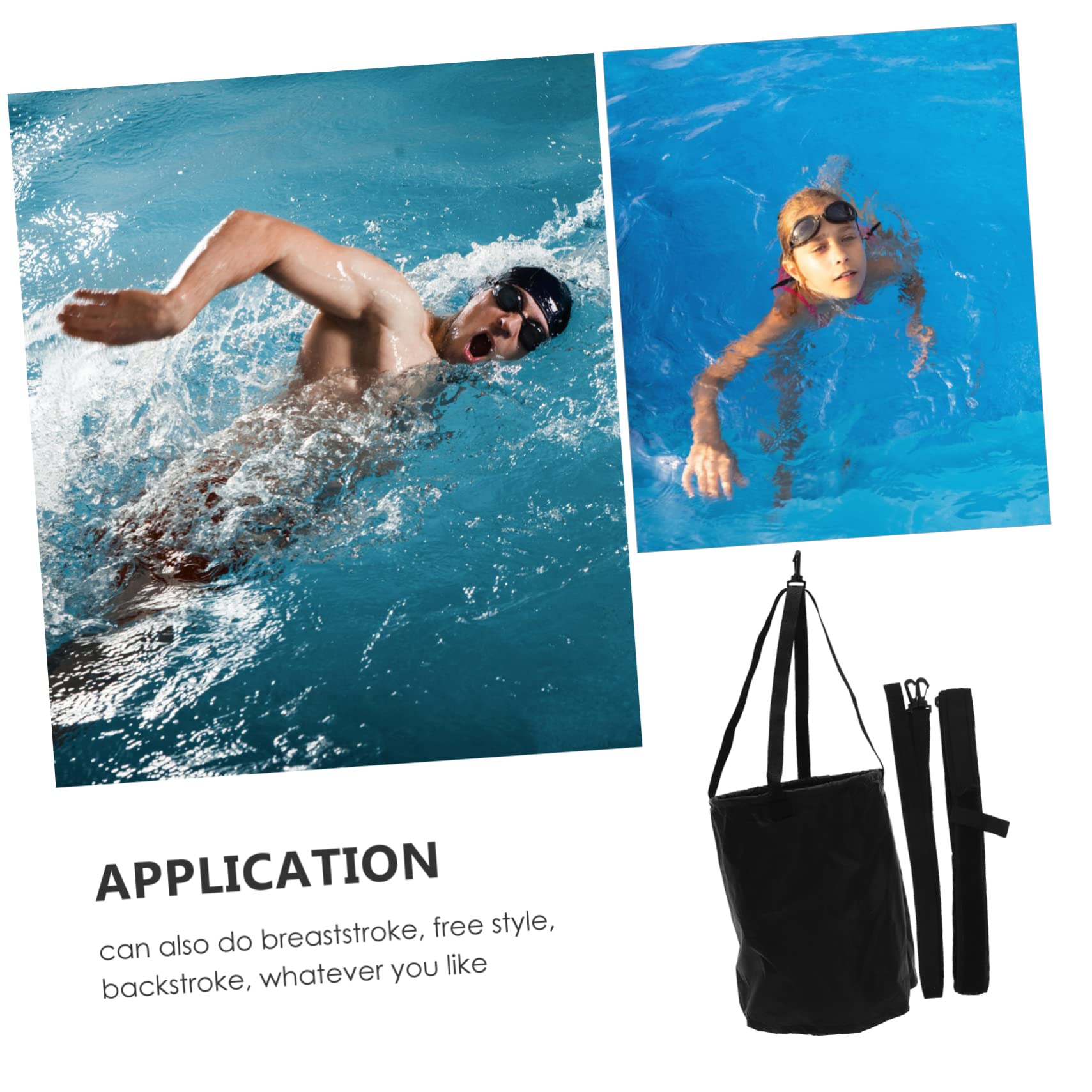 GALPADA Swim Gear Pack Resistance Parachute Bands for Indoor/Outdoor Pools Adult/Child Friendly