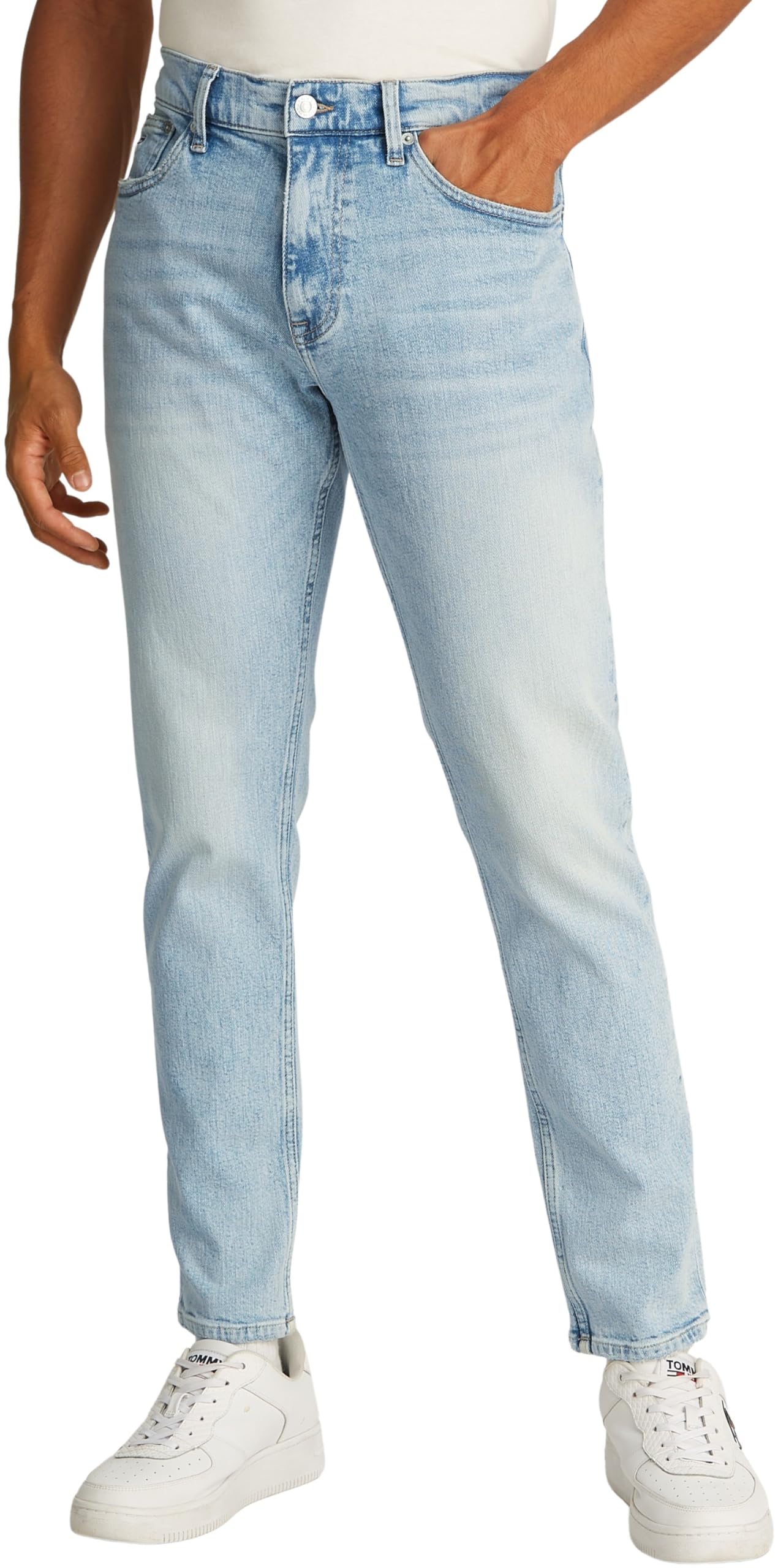 Tommy Jeans Mens Austin Slim Tprd Bi5115 Dm0dm21004 Tapered, Denim (Denim Ultra Light), 28W / 32L UK
