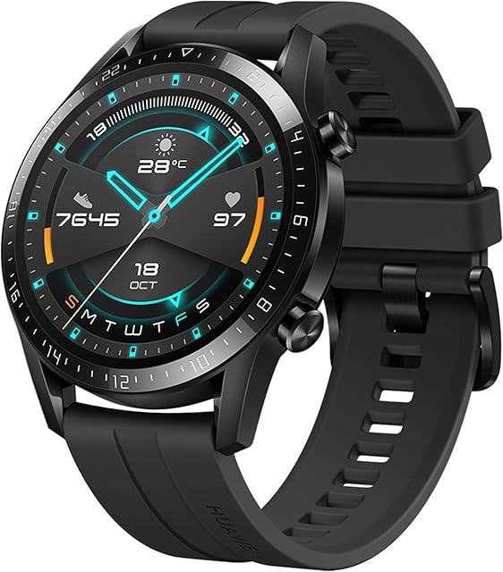 Huawei Watch GT 2 2019 Bluetooth Smart Watch, Sport GPS 14 Days Working Fitness Tracker, Blood Oxygen Monitor Heart Rate Tracker Waterproof for Android and iOS
