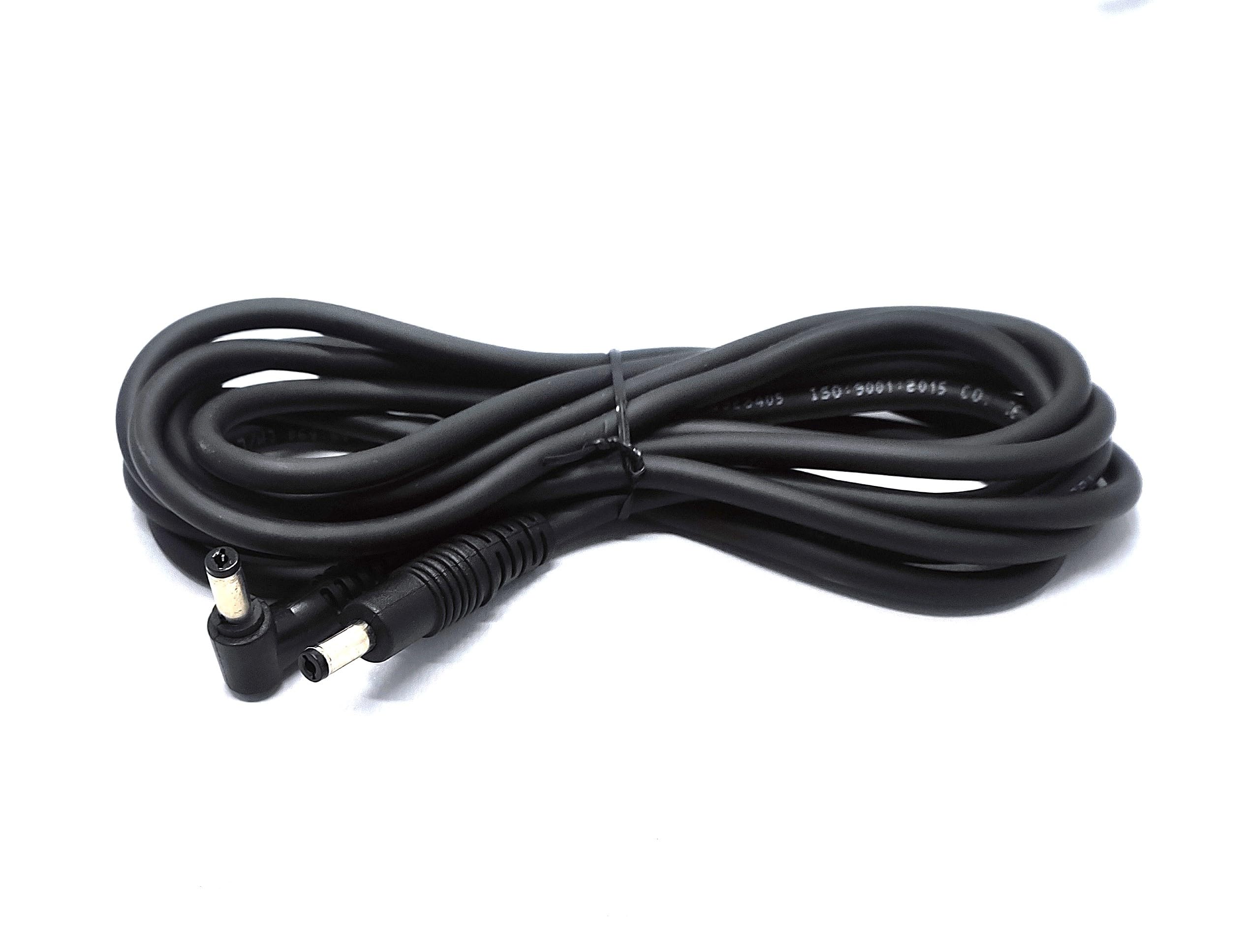 5.5mm Black DC Male to Male Power Jack Cable for Laser Land Leveler Rotary Transmitter Flexible Heavy Duty Cable, Black (For Soil Preparation Equipment Power Supply)-picture-20