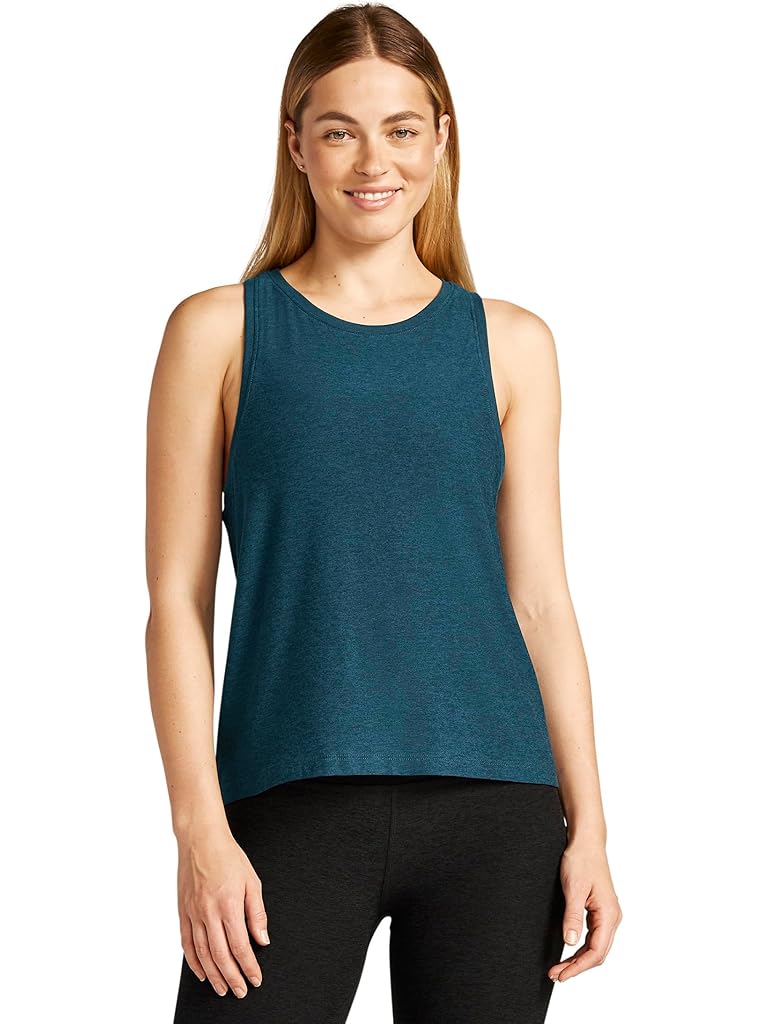 Blue Beyond Yoga Featherweight Rebalance Tank