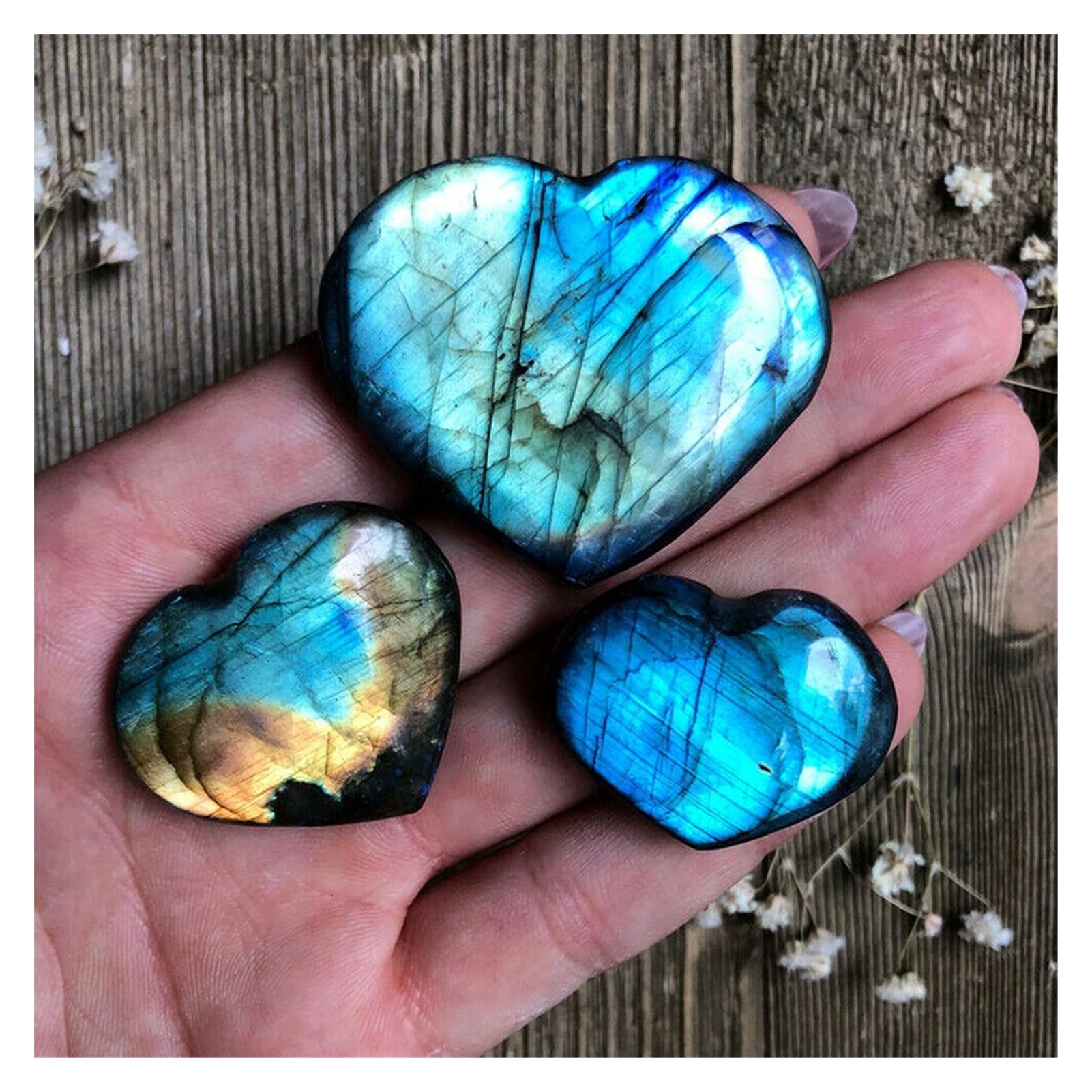 Pierre de Lune Pierre de Labradorite polie cristal naturel brut reiki 40mm