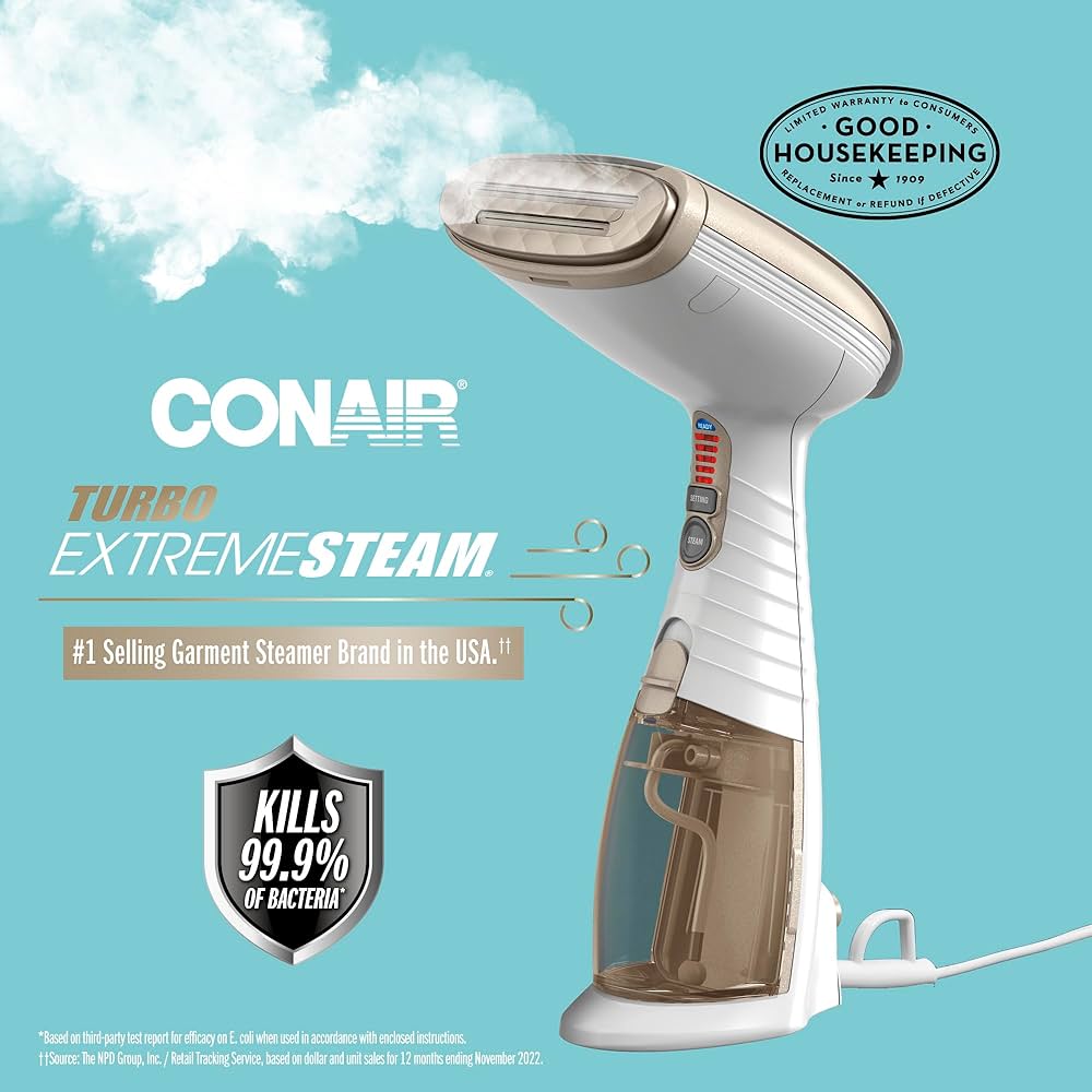 CONAIR スチームクリーナー 本体 コンエアーウルトラパワースチーマー65minutes【GS-65J】|シワ