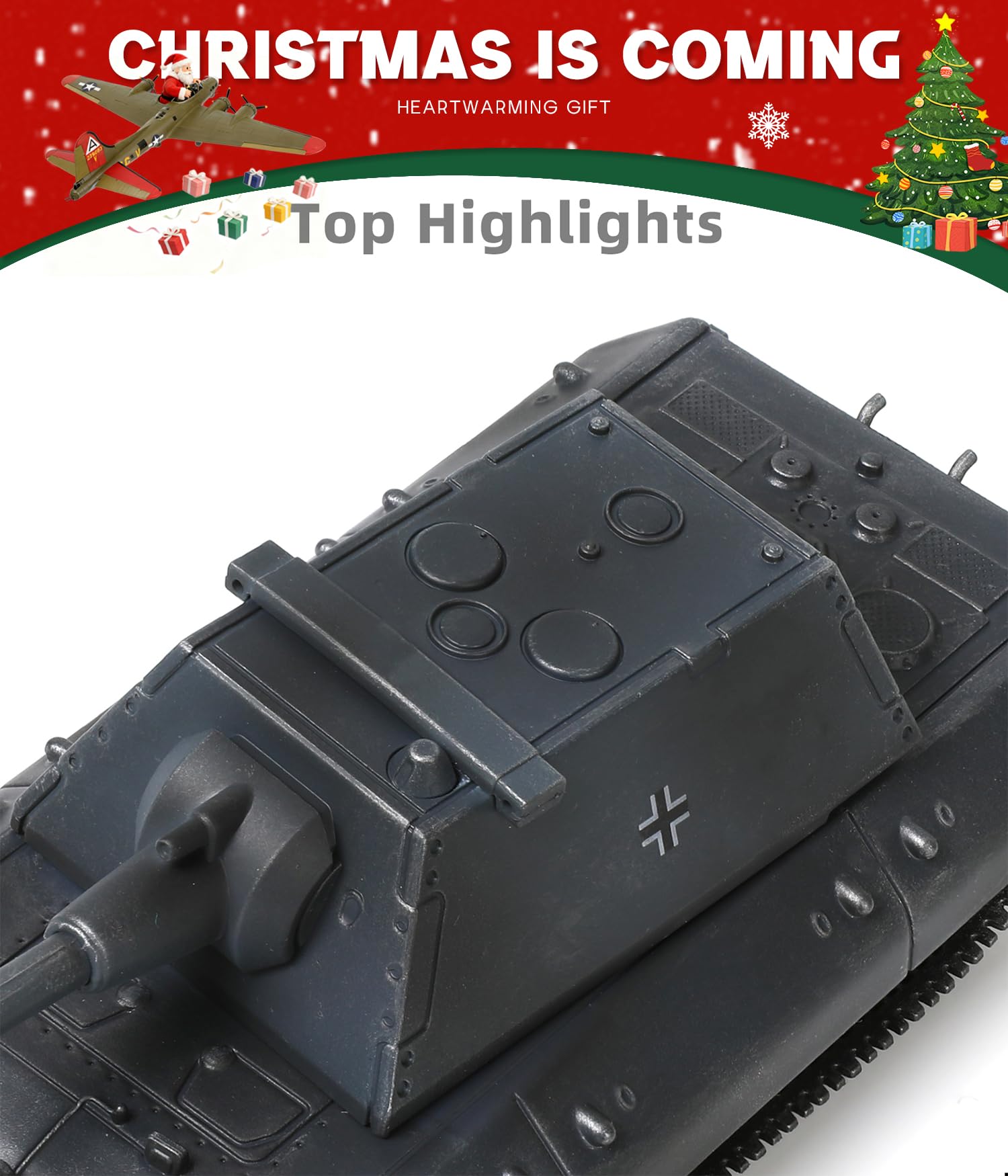 Amazon.co.jp: NUOTIE 1/72スケール完成ミリタリータンクモデル 合金