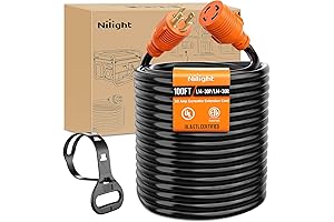 Heavy-Duty 100FT Generator Power Cord: Nilight Your Outdoor Oasis