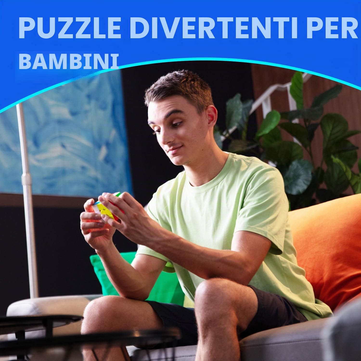 GAN 356 R S 3x3 Cubo Velocità Gan356RS Magico Puzzle Stickerless
