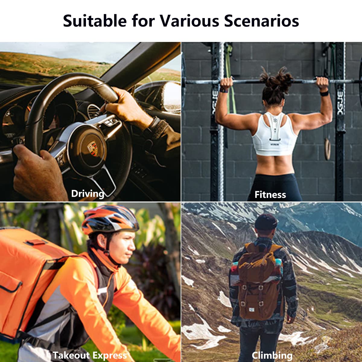 Cuffie Wireless Sport Bluetooth Auricolari Sportivi a Conduzione Ossea/Orecchio Aperto, Cuffie Stereo HiFi Senza Fili Auricolare Leggere Antisudore per Corsa Ciclismo Fitness Regalo Green