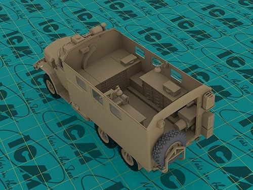 Miniatura 13 de ICM Models 1/35 ZiL-131 Kit de modelo de camión de emergencia