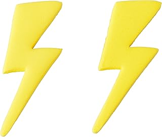 ROSANNA PANSINO by Wilton Lightning Bolt Icing Decorations Cupcake Toppers, 12-Count Cake Decorations