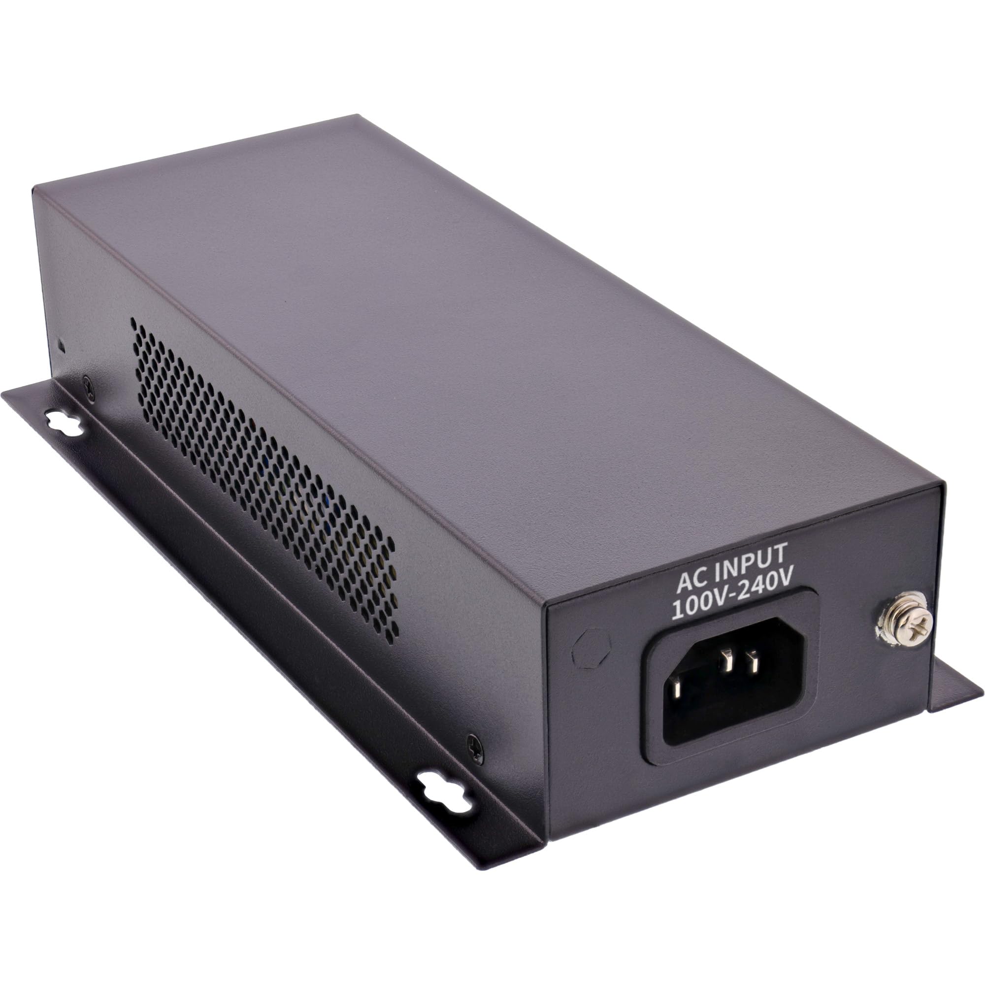 Inline Injecteur PoE++ 10 Gigabit 802.3bt/at/AF Max 90W pour caméras IP, Points d'accès, Mise à Niveau du commutateur sans Remplacement, avec Fonctions de Protection, 44432C