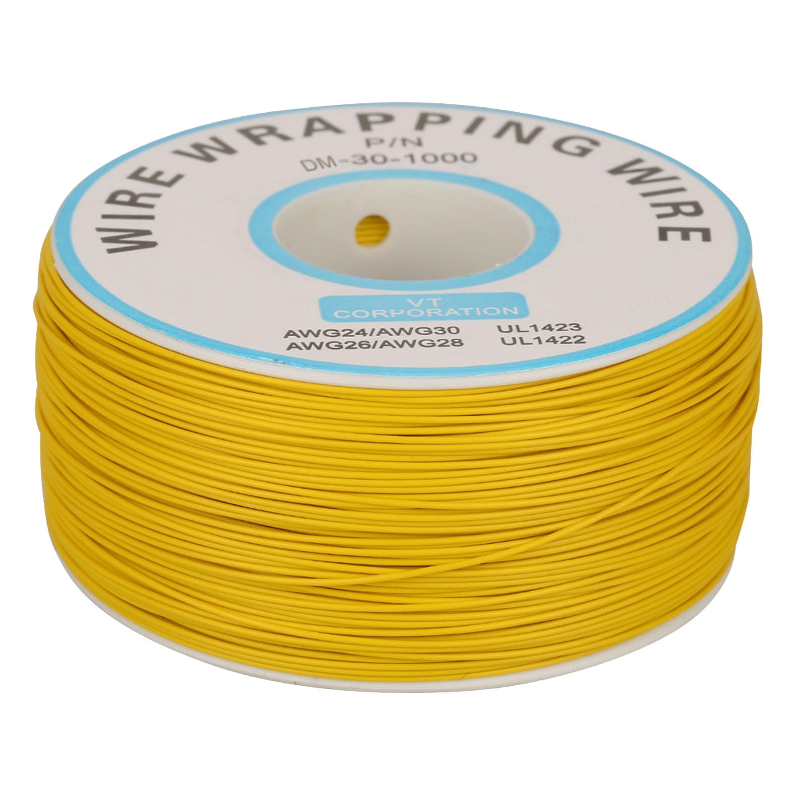 Watris Veiyi 0.25 mm Copper Wire, Yellow 30AWG 200 m Stranded Cable, PCB Connection Cable for Laptop Motherboard, PCB Soldering