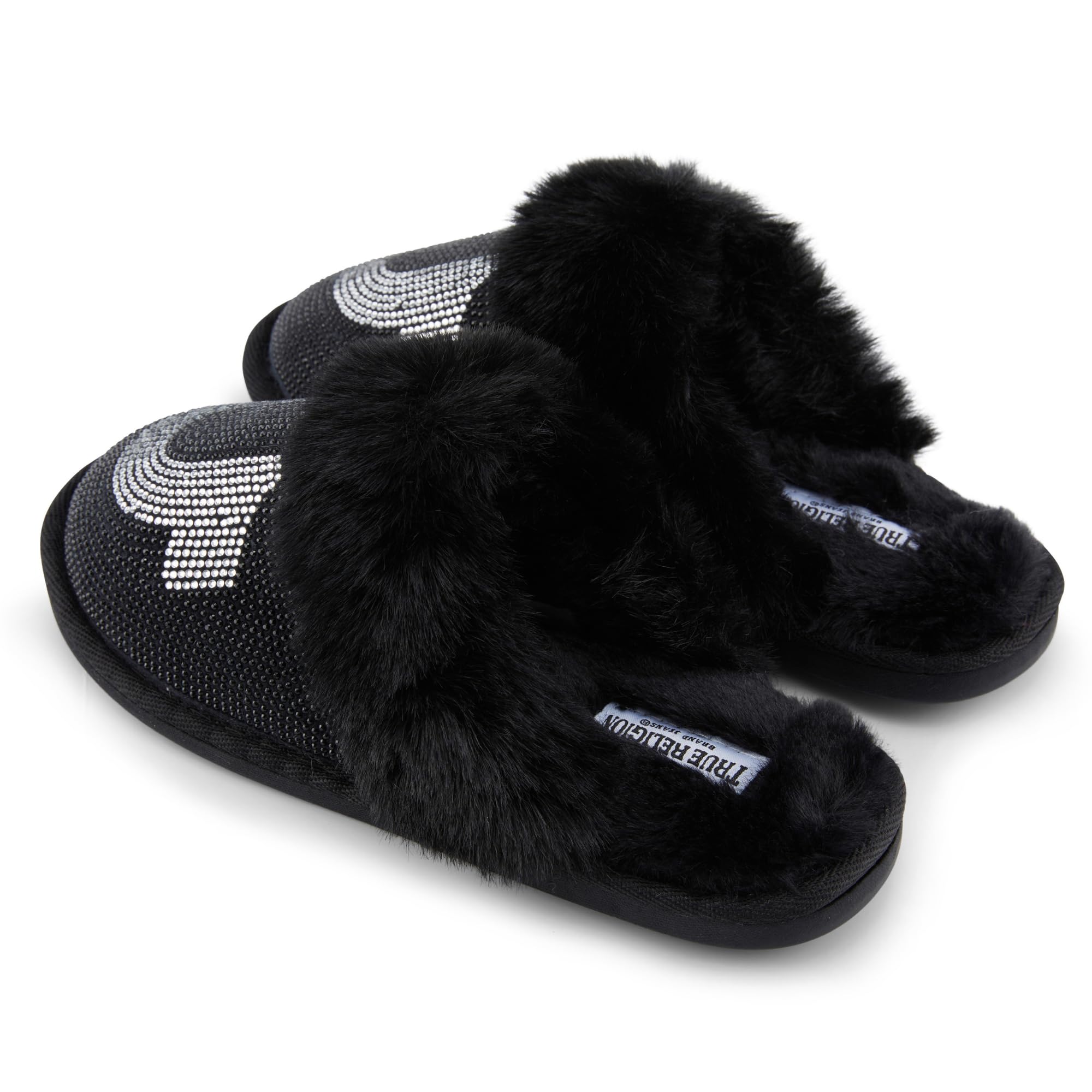 True Religion Pantuflas para mujer, regalos para mujer, acogedoras pantuflas de casa para mujer