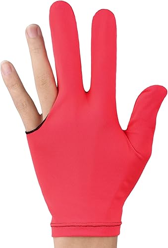 Miniatura 6 de Doorslay Guantes de billar para billar, guantes de billar con 3 dedos