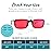 Sleep ZM Blue + Green Light Blocking Glasses for Women + Men - Better Sleep + Anti Eye Strain Protection - Computer Screens & Gaming - Metal Clip On - 100% Night-time Amber Lens