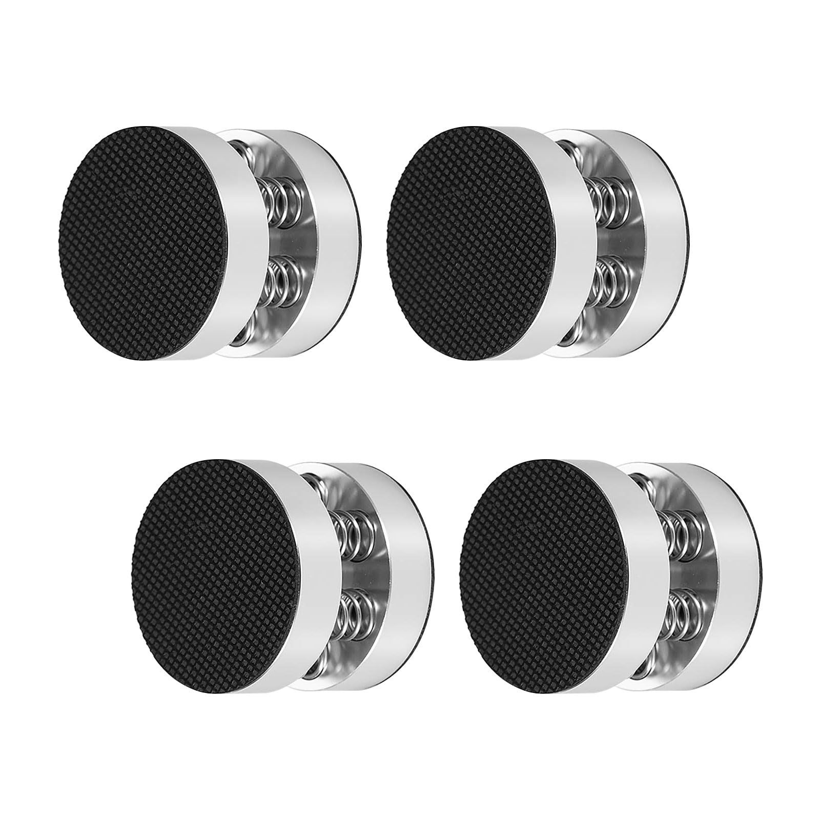 Piedini professionali per assorbire gli urti, base in gomma antiscivolo, 4 pezzi, design in alluminio, cuscinetti per smorzamento delle vibrazioni per lettori HiFi