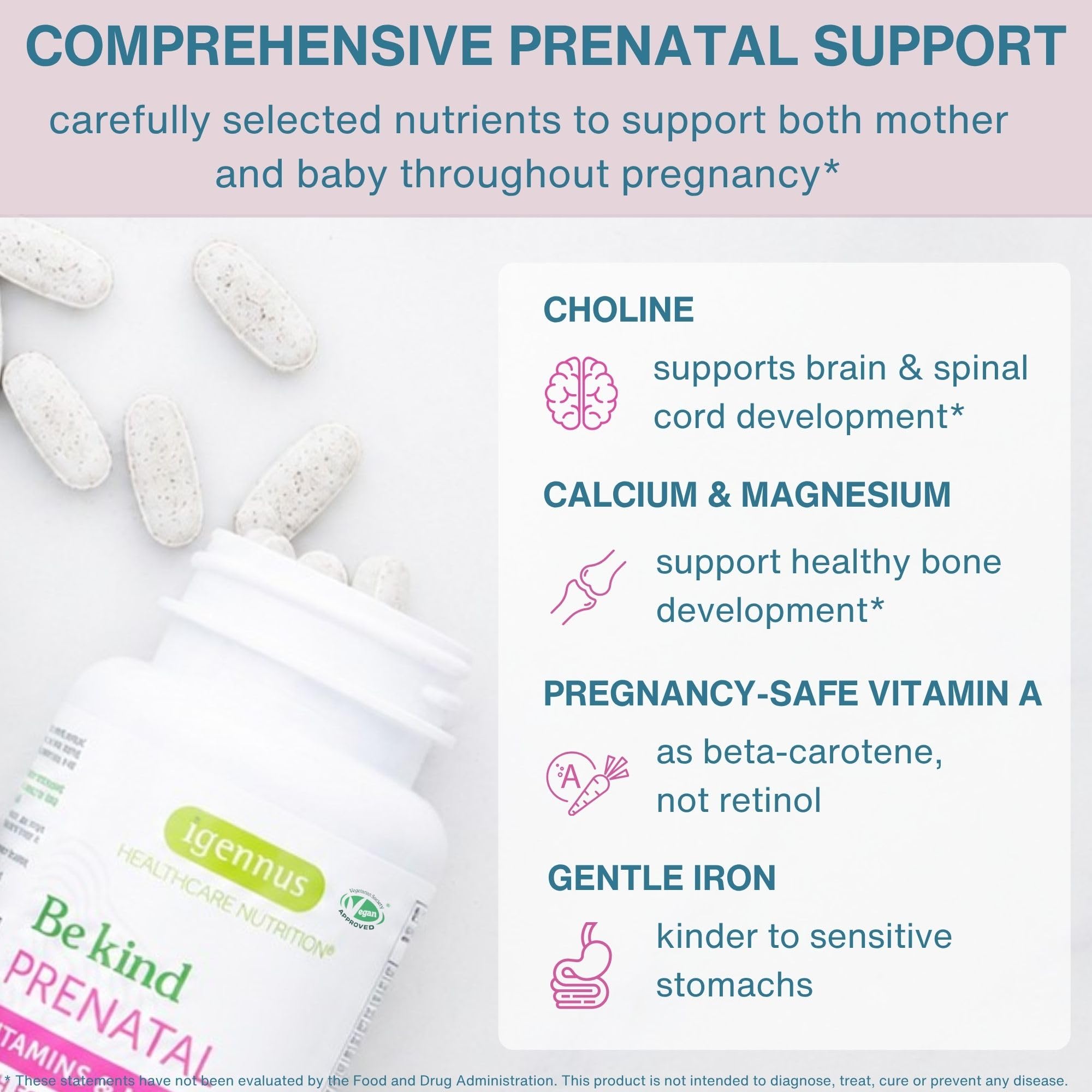 Igennus Methylated Prenatal Multivitamin, Folate for MTHFR, Pure & Clean — Amazon image 4
