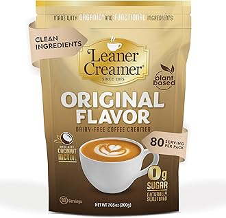 Natural Coconut Oil Based Coffee Creamer - Original (280 Refill Pouch)
