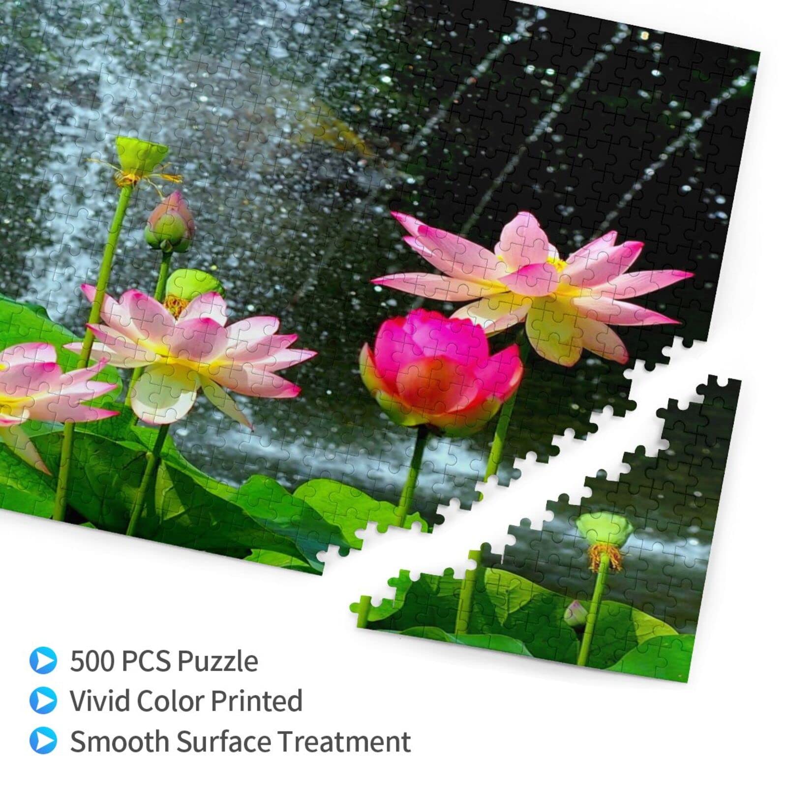 Springbok's ジグソーパズル 500ピース 写真 花 蝶 おもちゃ Amazon.co.jp: ジグソーパズル 500ピース 美しい蝶 金色 青い蝶
