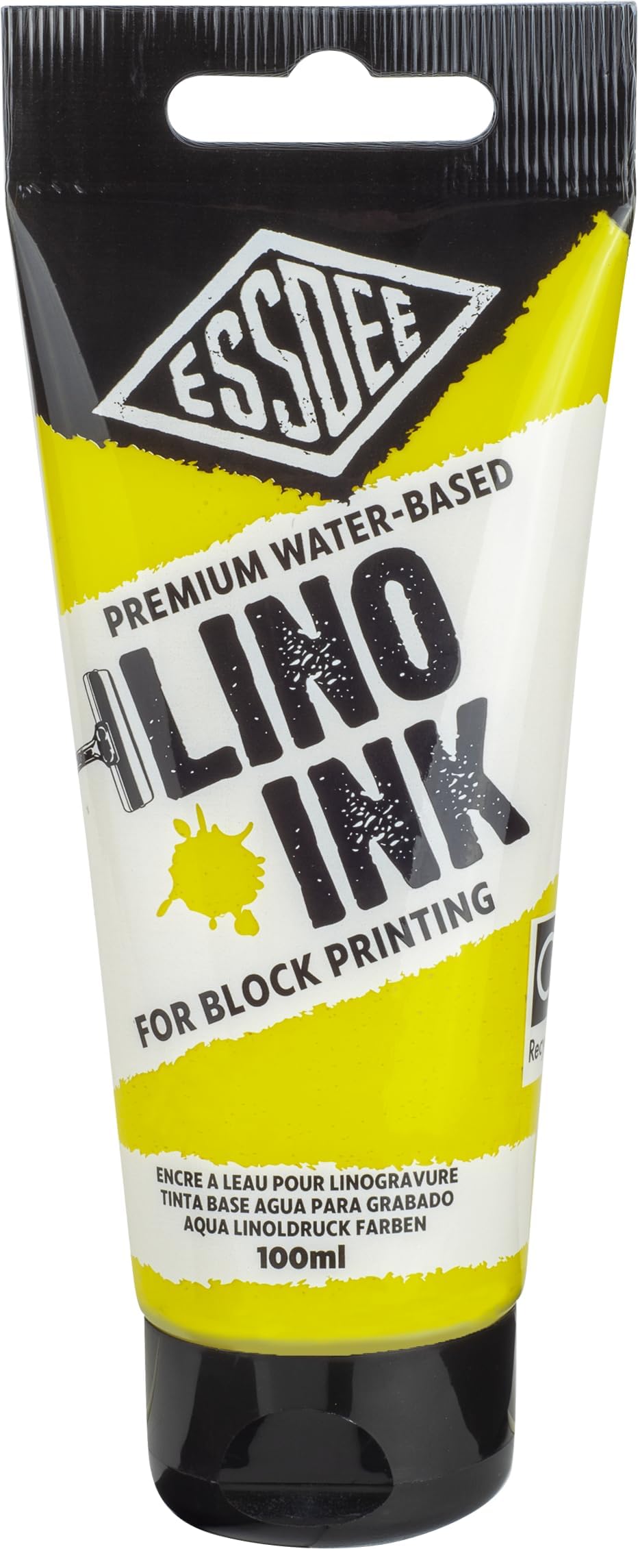 Block Printing Ink, Lemon Yellow, 100ml