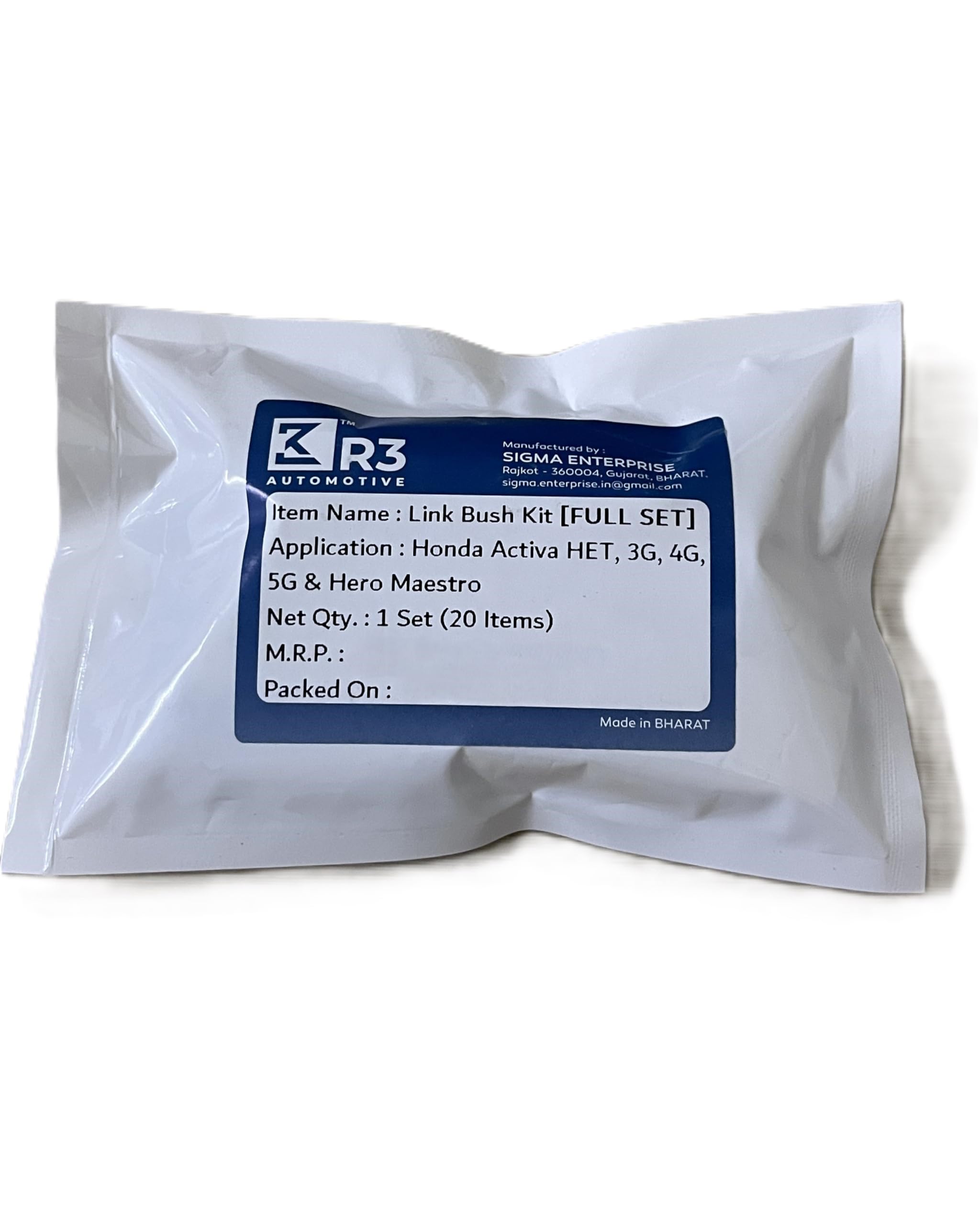 R3 AUTOMOTIVE™ Link Bush Kit Compatible with Honda Activa HET, 3G, 4G, 5G & Hero Maestro