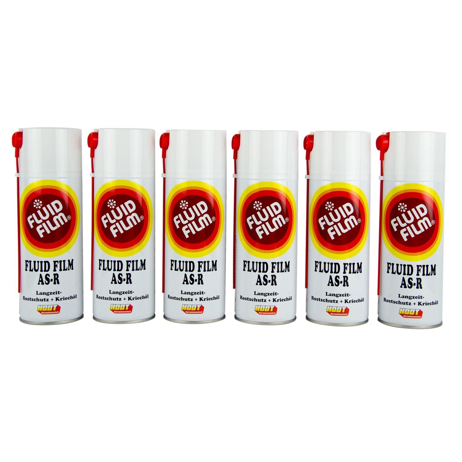 6X Fluid Film AS-R Rostschutz Korrosionsschutz Hohlraumversiegelung Rostschutzmittel Korrissionsschutzmittel Hohlraumkonservierung 400 ml