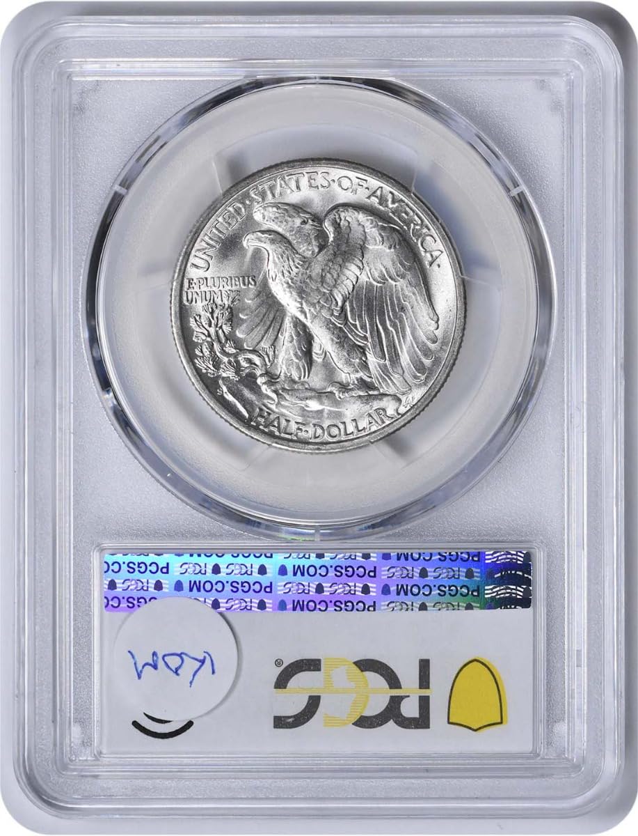 1945 S Walking Liberty Half PCGS MS64