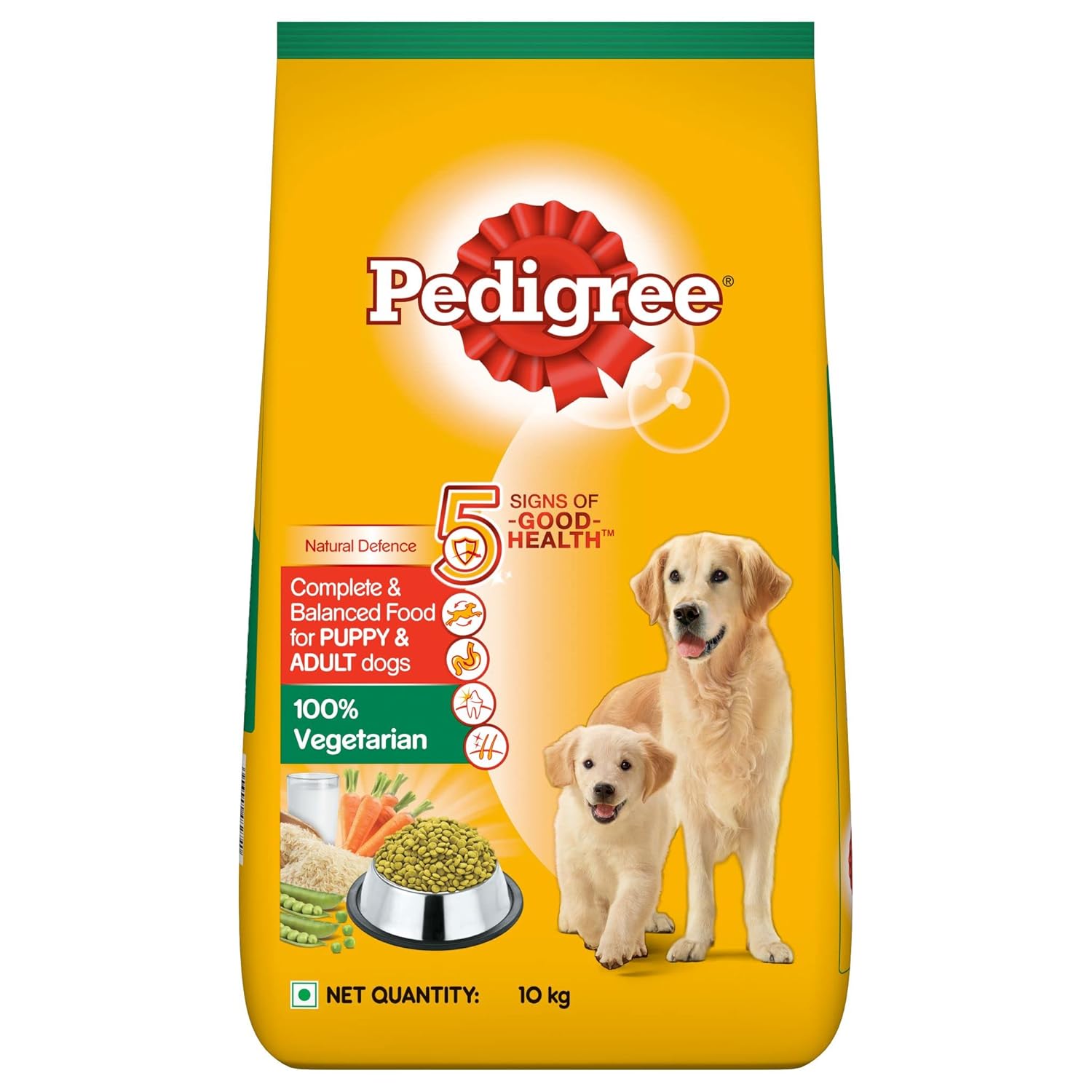 Pedigree 100 Vegetarian, Dry Dog Food, Complete & Balanced Nutrition