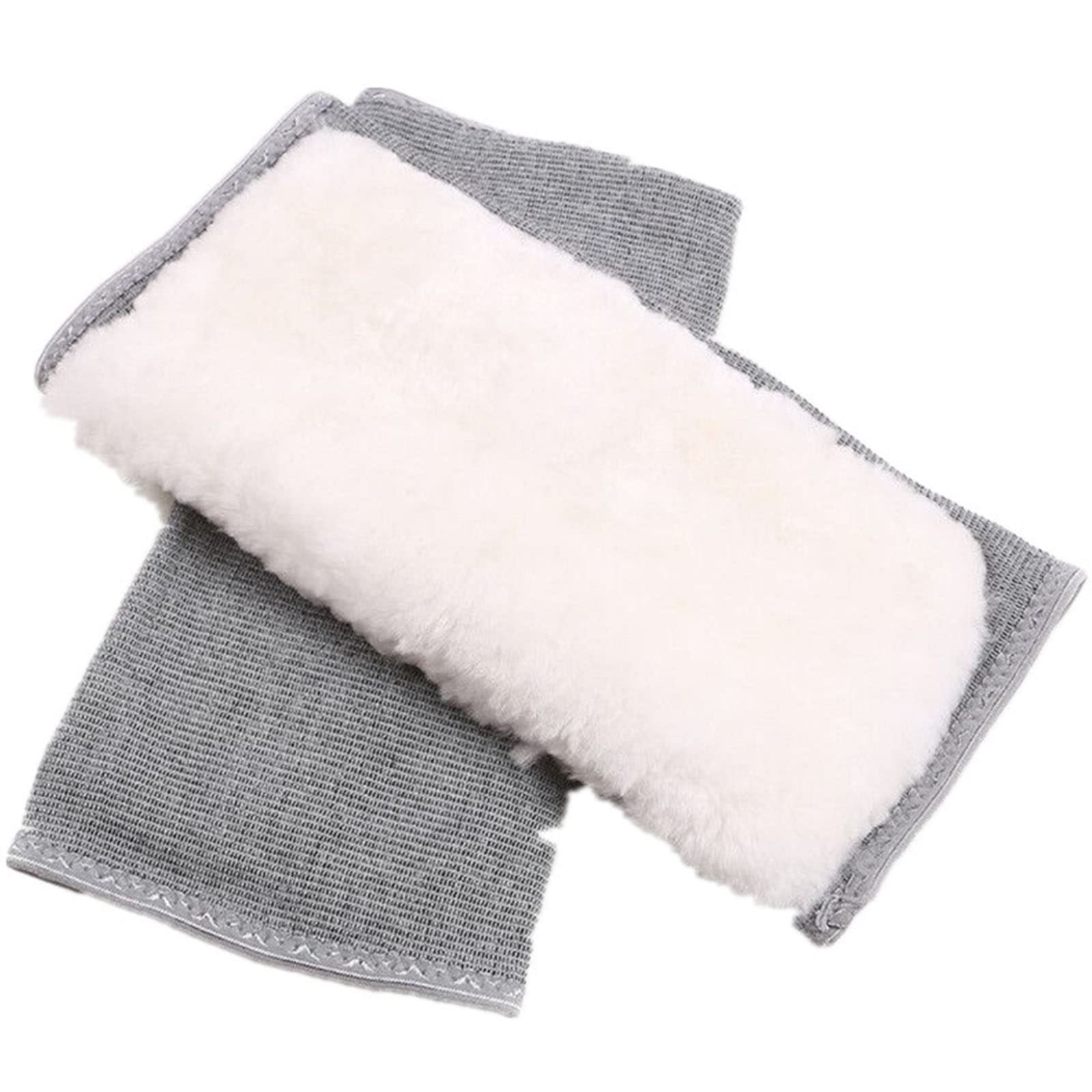 Wool Knee Pads Warmer Wool Thicken Knee Supports Knee Pads Legging Stocking Warm Thermal Ski Cycling Knee Brace Sleeve for Joint Pain 1 Pair