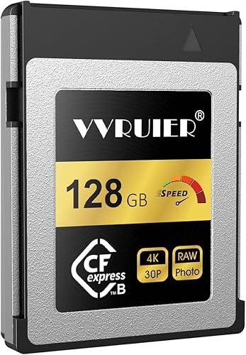 Miniatura 3 de Tarjeta de memoria CFexpress tipo B de 128 GB, grabación de video 4K sin procesar, CFexpress tipo B para cámaras, compatible con Nikon D6Z6Z7, Canon