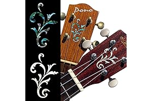 Fretlook Inlay Stickers for Guitar Headstock - Small Vine (2pcs Set) -...