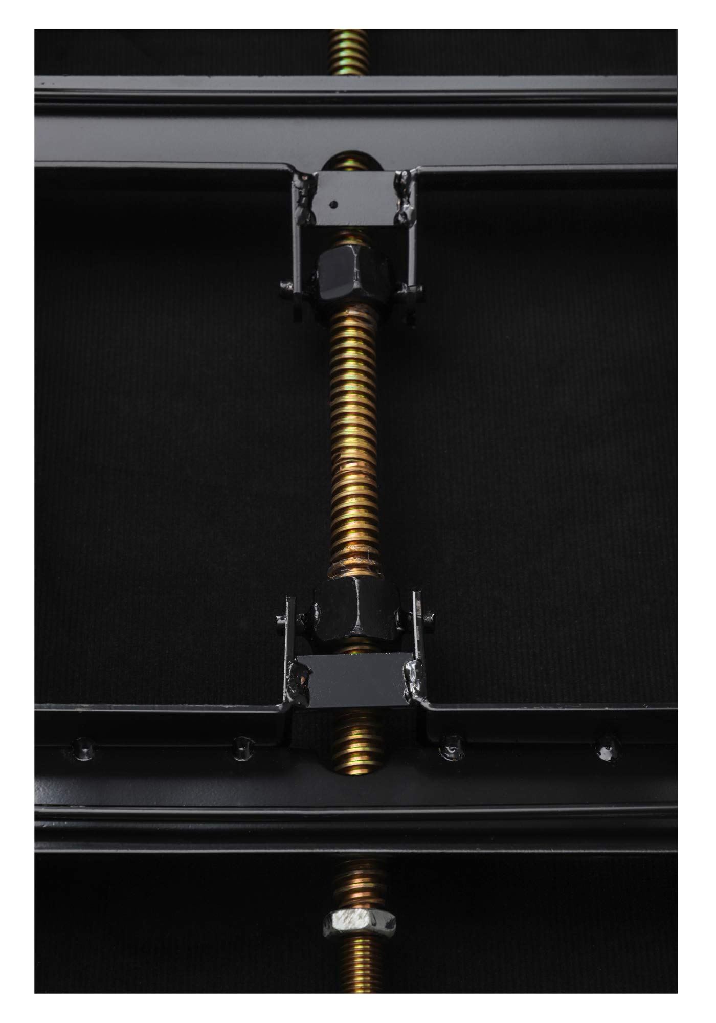 Classic Cantabile Pianobank - höhenverstellbare Klavierbank aus Massivholz mit Spindelmechanik, Cordbezug, 55 x 32 cm Sitzfläche, rutschfeste Füße, 47 bis 56 cm Höhe, Dunkle Walnuss matt