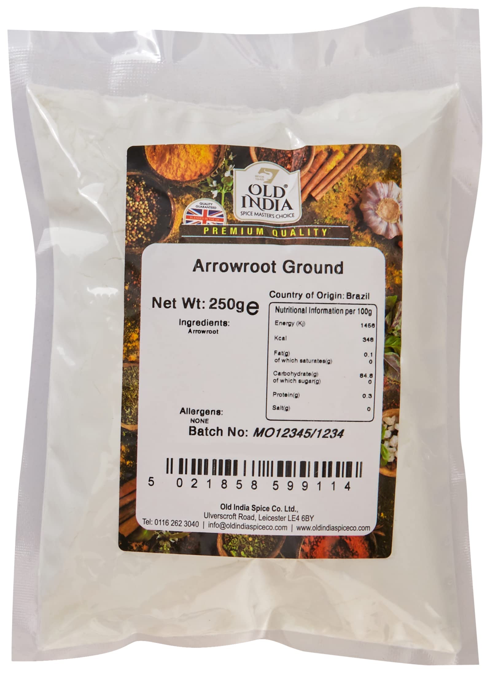 Old India Arrowroot Ground 250g