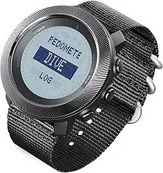 Diydeg Relógio de mergulho para atividades ao ar livre, com bússola, barômetro, termômetro e altímetro, retroiluminação LED, ideal para mergulho, natação, snorkeling, surfe, ciclismo