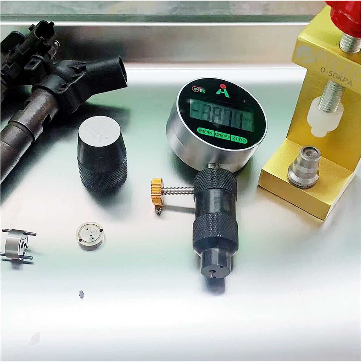 サーキットテスター ピエゾコモンレールインジェクタニードルバルブストローク測定シート、燃料噴射器トラベルテストツール パワープローブ