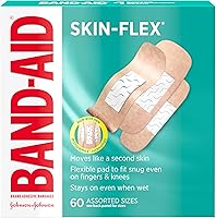 Vista 6 de Band-Aid Brand Skin-Flex - Cubiertas adhesivas flexibles para heridas de primeros auxilios para el cuidado de heridas de pequeños cortes, rasguños