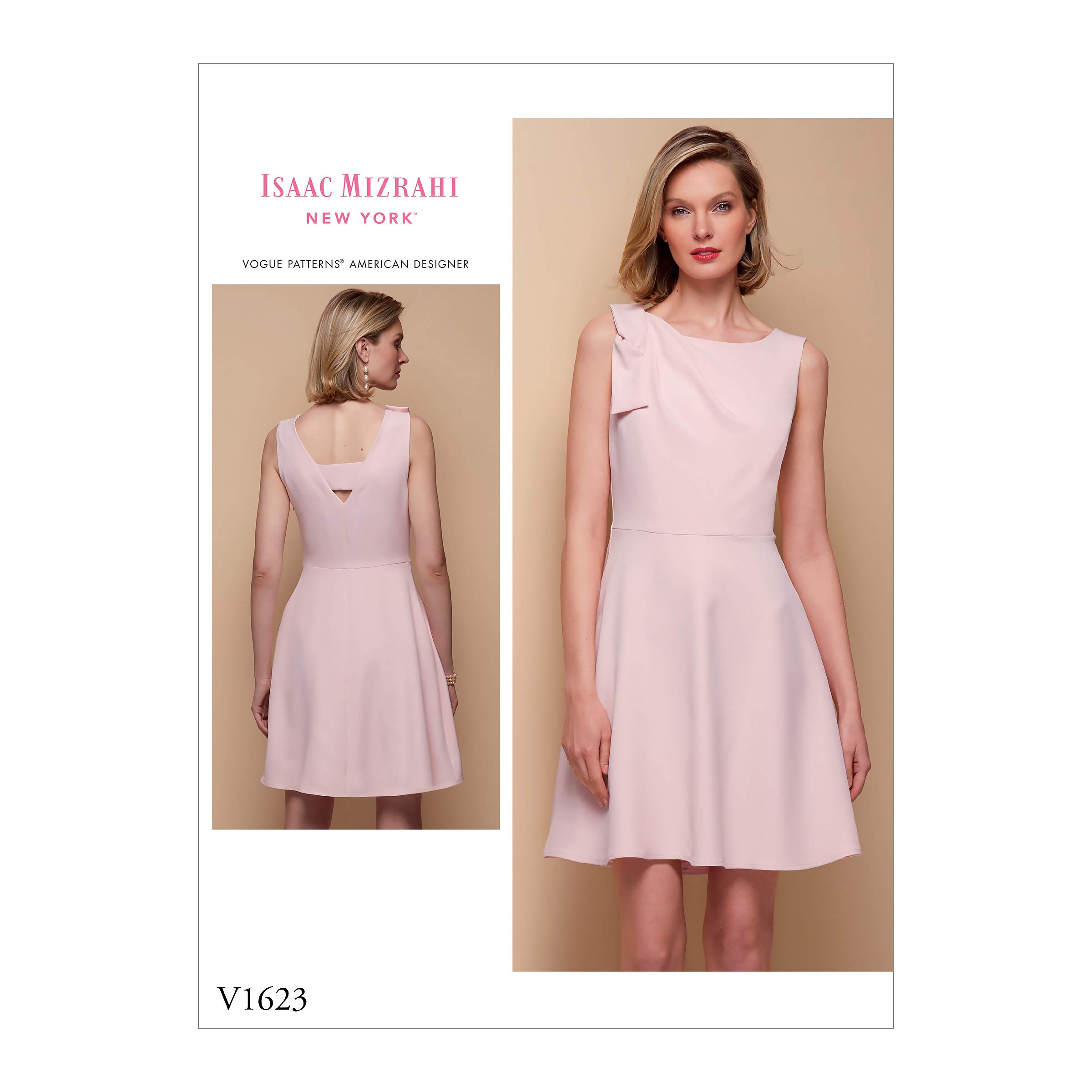 Patrons de robes Vogue Patterns V1623 en papier blanc pour couture femme