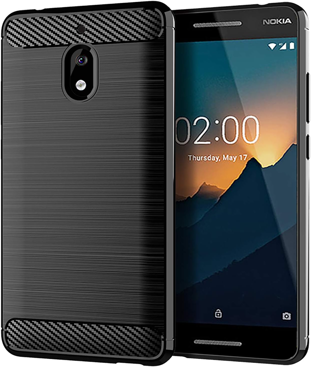 NOKIA 2V case, Soft Feeling Full Protective Anti-Scratch&Fingerprint + Scratch Resistant Fit Mobile Phone Case Cover for NOKIA 2V