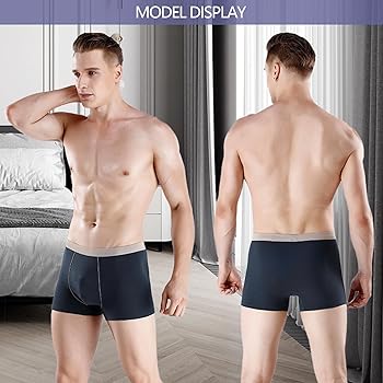 Orlvs - Boxer Homme Sexy En Coton, Sous Vêtement Long Et Doux, Short Avec Poche 3d - Boxeurs