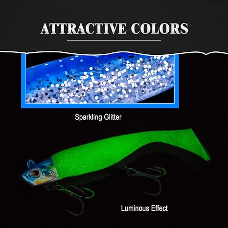 Details about &nbsp;DAM EFFZETT Paddle Minnow Wide Paddle Tail Soft Plastic Bait 4.75" 6ct PICK