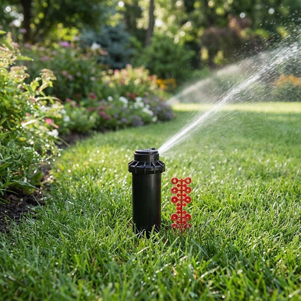 Suinga 5 stück Sprinkler Hunter PGP ADJ Rasensprenger, Reichweite 6,4 bis 15,8 m, Gewinde 3/4 Zoll